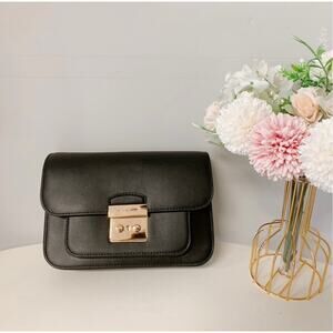 Michael Kors - Sloan Editor - Small Flap Leather Belt Bag black - NWT Bum Bag
